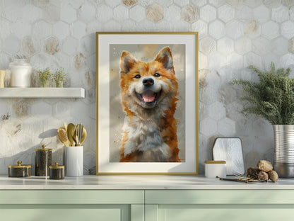Foxy Framed poster