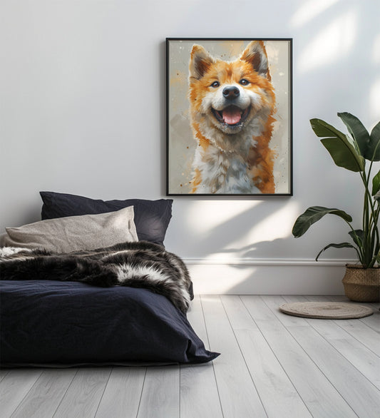 Foxy Framed poster
