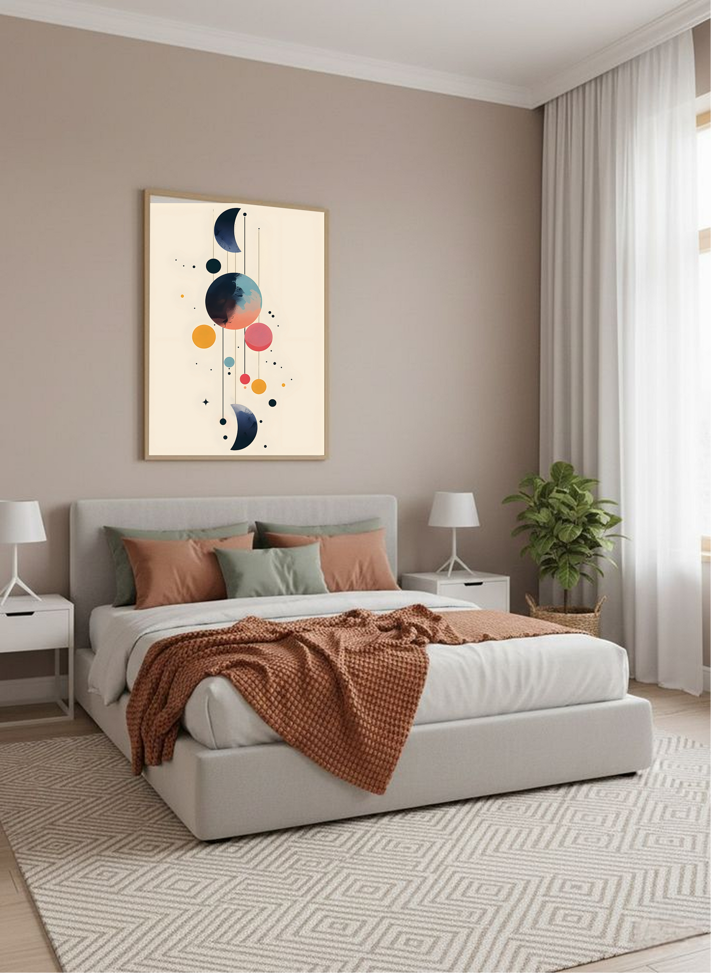 Star stream Framed poster