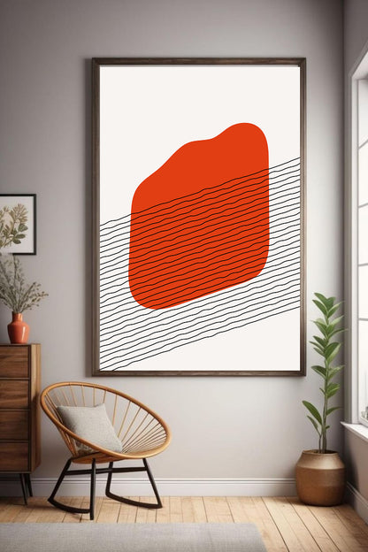 Blurry red lines