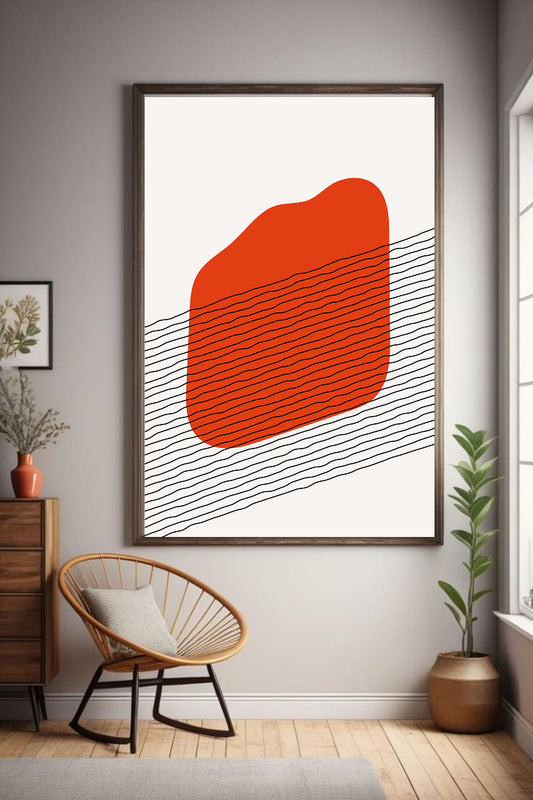 Blurry red lines